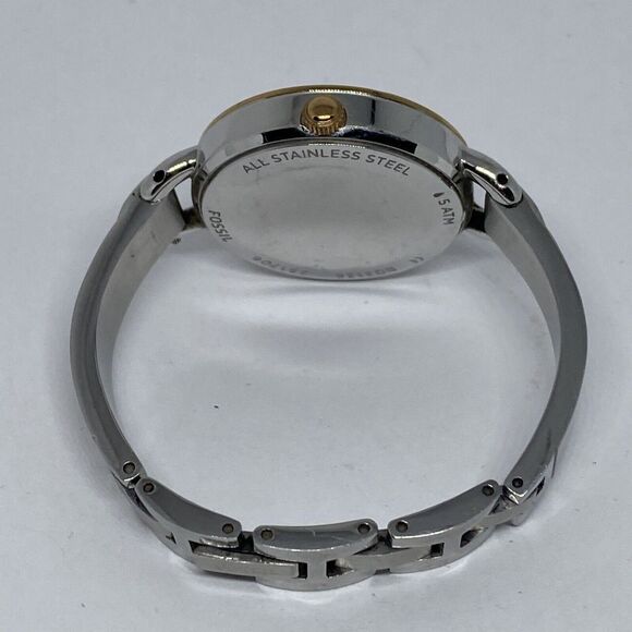 Fossil BQ3136 Womens Silver Stainless Steel Analog Dial Quartz Wrist Watch WO591 - Picture 11 of 12